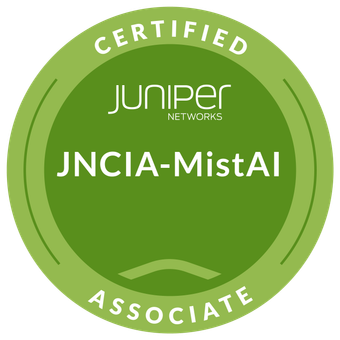 Juniper Networks Certified Associate, Mist AI Juniper Networks Certified Associate, Mist AI