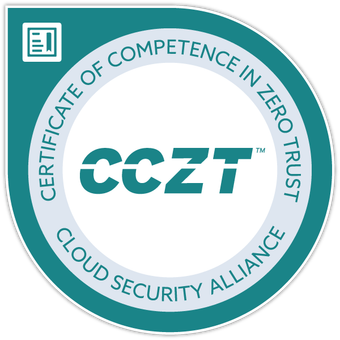 Certificate of Competence in Zero Trust Certificate of Competence in Zero Trust