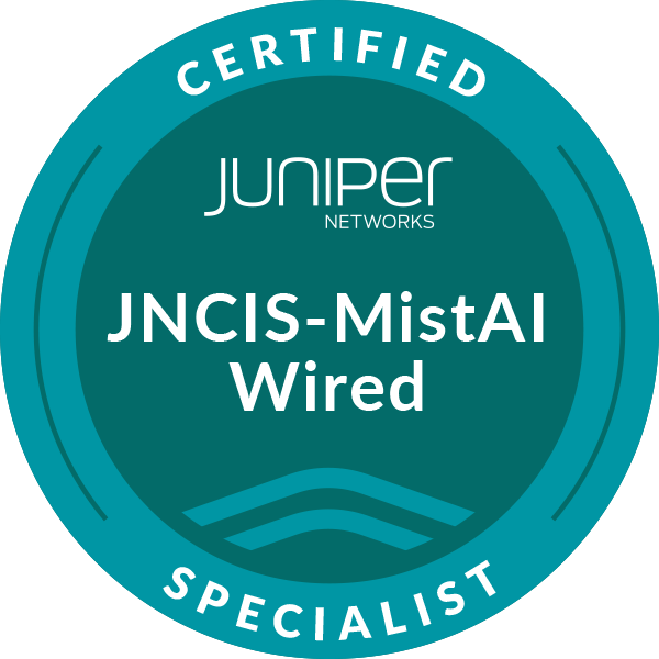 Juniper Networks Certified Specialist, Mist AI Wired