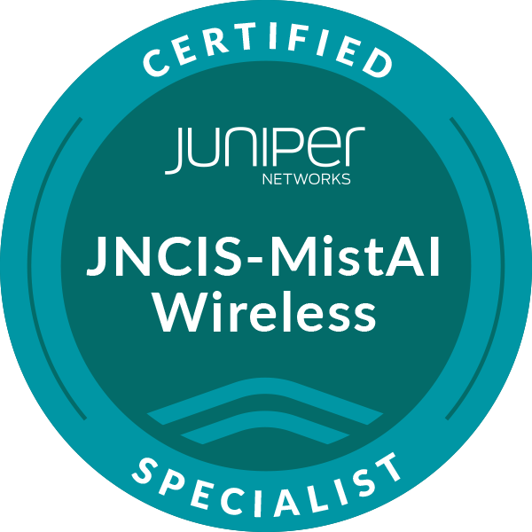 Juniper Networks Certified Specialist, Mist AI Wireless
